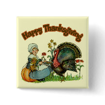 Button - Happy Thanksgiving