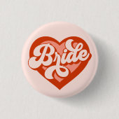  Button Heart Birde Tribe Badge (Voorkant)