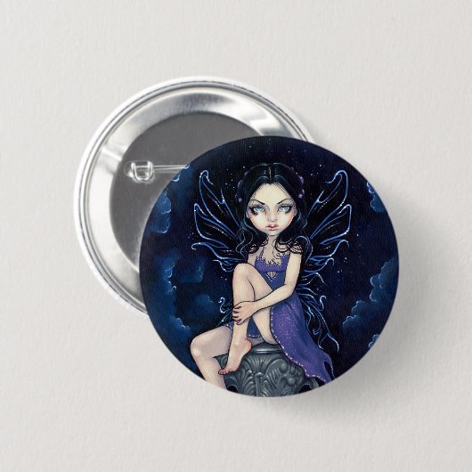 Button "Heavenly Nightshade" (Voorkant /achterkant)