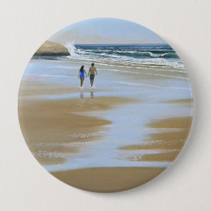 Button ~ Het strand lopen