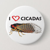 Button "I Love Cicada" (Voorkant)