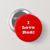 Button I Love Red (Voorkant /achterkant)