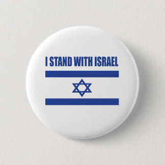 Button i Stand met Israel vlag