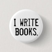 Button "I Write Books" (Voorkant)