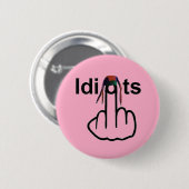 Button Idiots Flip (Voorkant /achterkant)