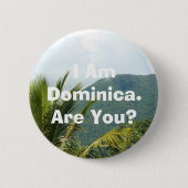 Button - 'Ik ben Dominica' (Voorkant)