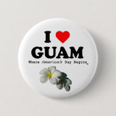 Button "IK HOOP VAN GUAM" (Voorkant)