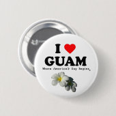 Button "IK HOOP VAN GUAM" (Voorkant /achterkant)