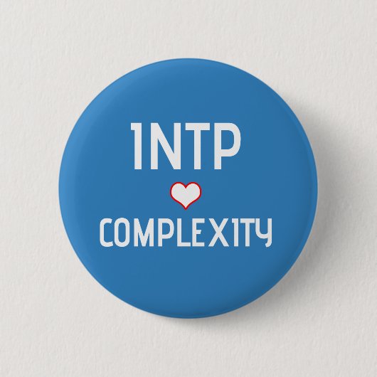 Button INTP Heart Complexity (Voorkant)