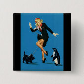 BUTTON INZAKE SPELEN MET GIRL PINBACK (Voorkant)