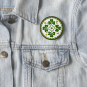 Button - Irish Good Luck Hex (In situ)