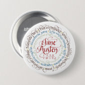 Button - Jane Austen Period Drama Aanpassingen (Voorkant /achterkant)
