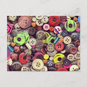 Button Jar Autopsy Briefkaart