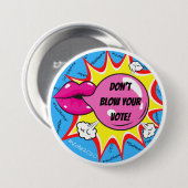 Button "Je stem niet laten bloeden - 3" (Voorkant /achterkant)