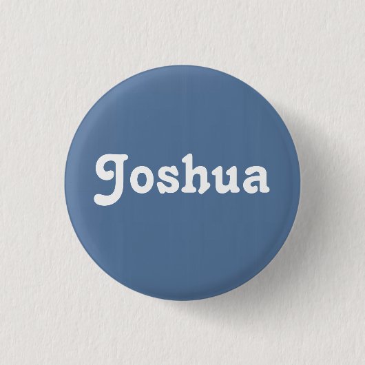 Button Joshua (Voorkant)