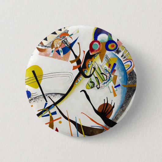 Button Kandinsky Blue Segment (Voorkant)