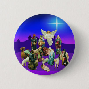 Button kerst-antivatyscène