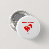 Button kerstkerstkerstkerstmis (Voorkant /achterkant)