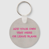 Button Keyring - Home waar je het parkeer Sleutelhanger (Achterkant)