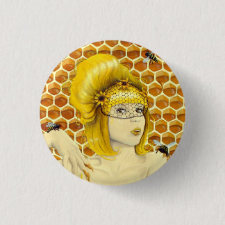 Button koningin Bee Pin - Apiphilia via Heather Ro