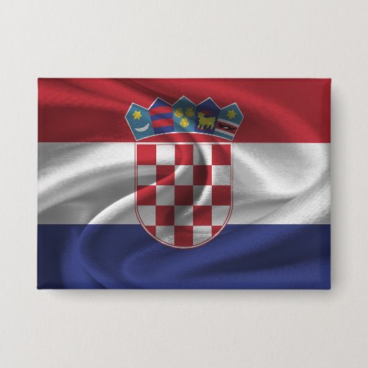 Button Kroatië-vlag (Voorkant)