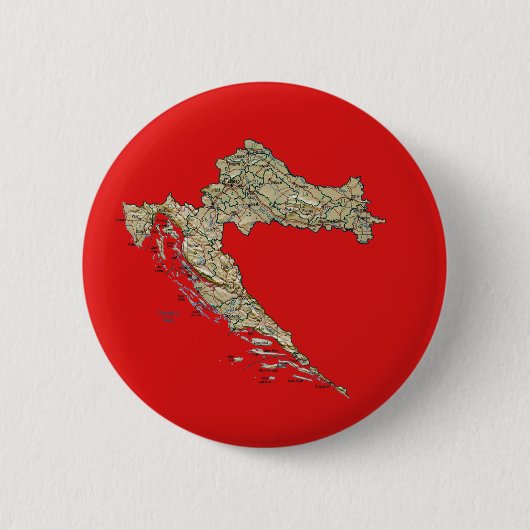 Button Kroatische kaart (Voorkant)