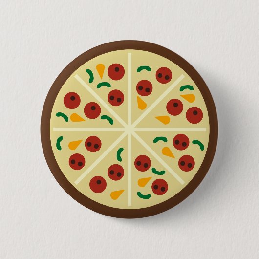 Button KRW Pizza Party (Voorkant)