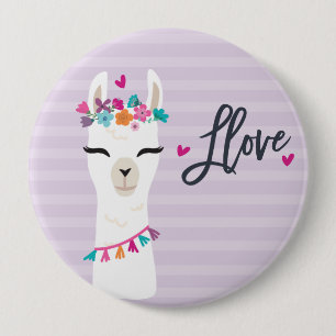Button lama // lama Love Paars