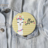Button lama // lama Love Yellow (In situ)