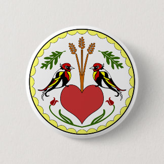 Button - Lange, Happy Relatie Hex