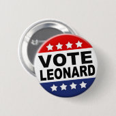 Button Leonard (Voorkant /achterkant)