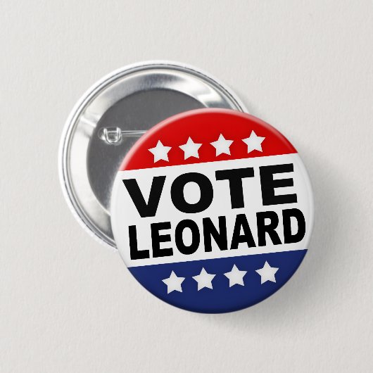 Button Leonard (Voorkant /achterkant)
