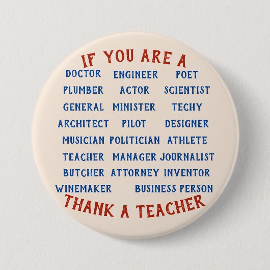 Button leraar (Voorkant)
