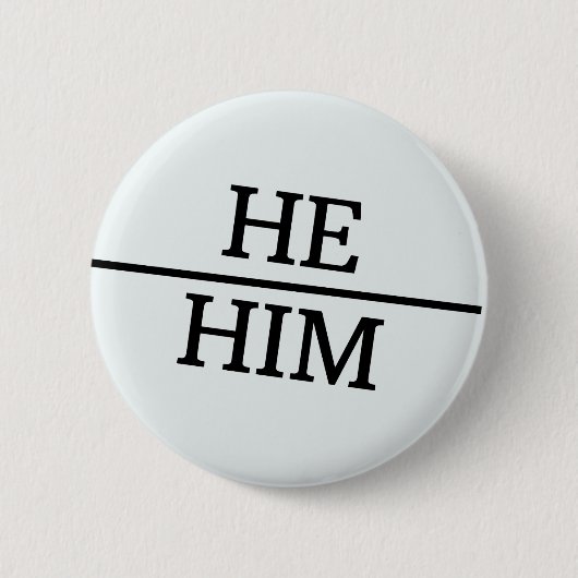 Button LGBTQ Pride Gender Pronouns (Voorkant)
