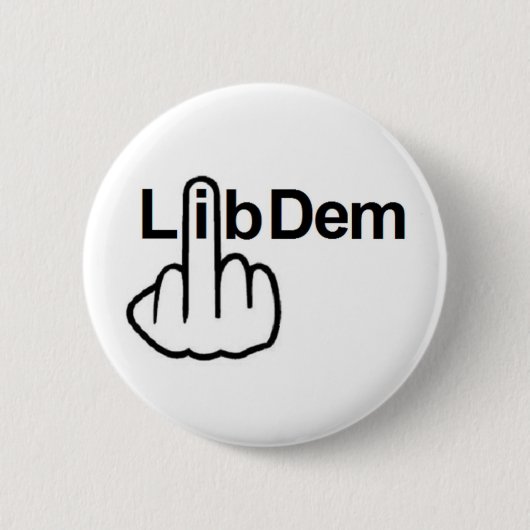 Button Lib Dem Flip (Voorkant)