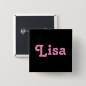 Button Lisa (Voorkant /achterkant)