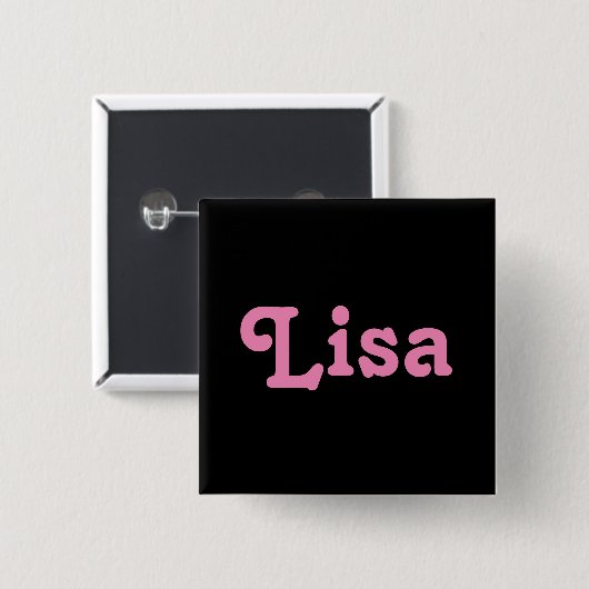 Button Lisa (Voorkant /achterkant)