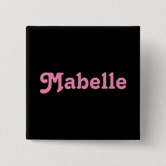 Button Mabelle (Voorkant)