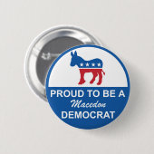 Button Macedon Dems 2 (Voorkant /achterkant)