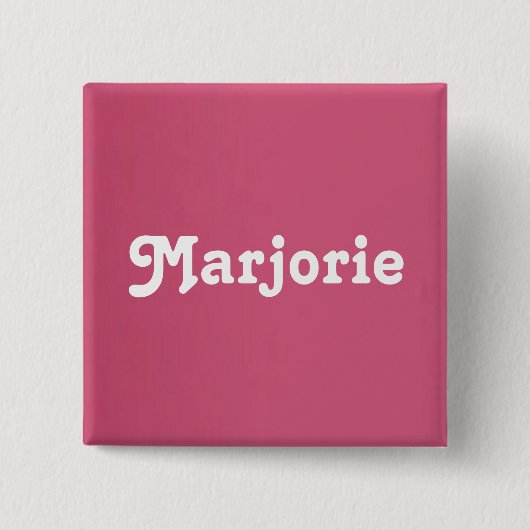 Button Marjorie (Voorkant)