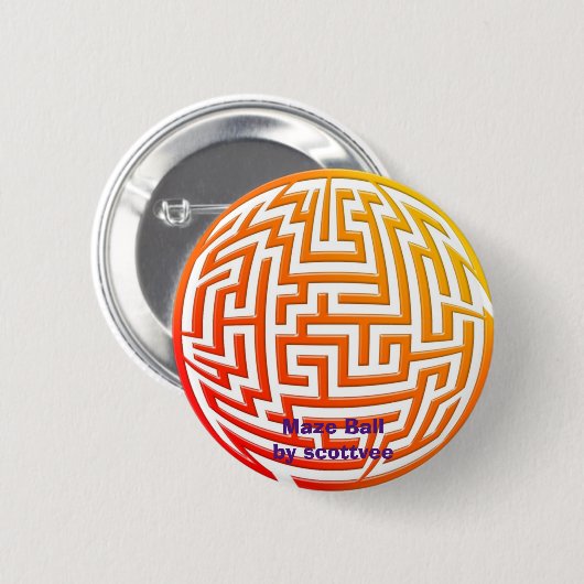 Button - Maze Ball (Voorkant /achterkant)