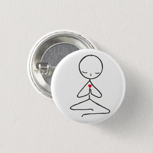 Button Meditator (klein) (Voorkant /achterkant)
