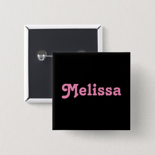 Button Melissa (Voorkant /achterkant)