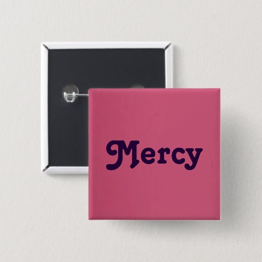 Button Mercy (Voorkant /achterkant)