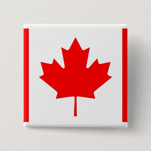 Button met Canadese vlag (Voorkant)
