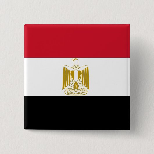 Button met de vlag van Egypte (Voorkant)