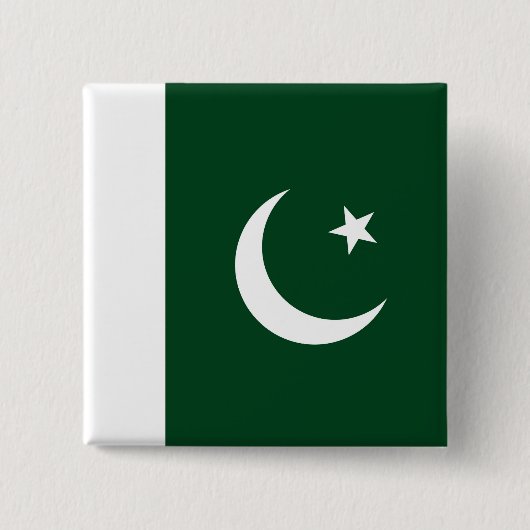 Button met de vlag van Pakistan (Voorkant)