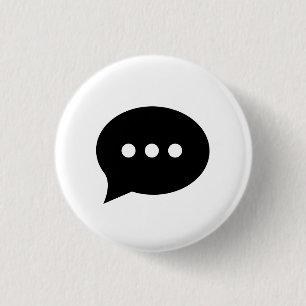 Button met een "Chit-Chat"-Pictogram
