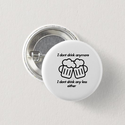 Button met grappige tekst (Voorkant /achterkant)