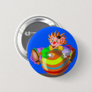 Button met Happy Clown